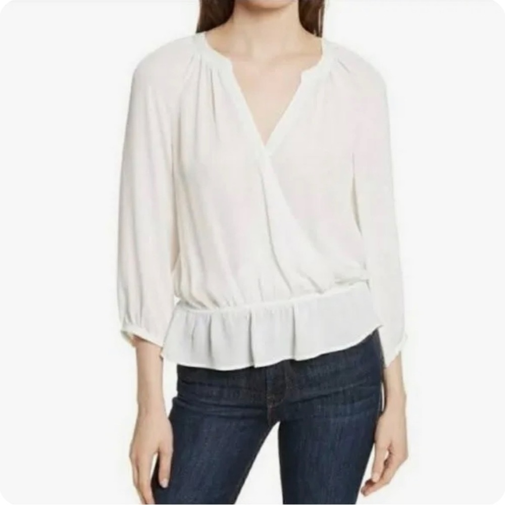 Joie Women's Louvre Silk Top - Size S - Ivory